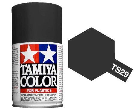 Bombe peinture maquette noir tamiya ts 29